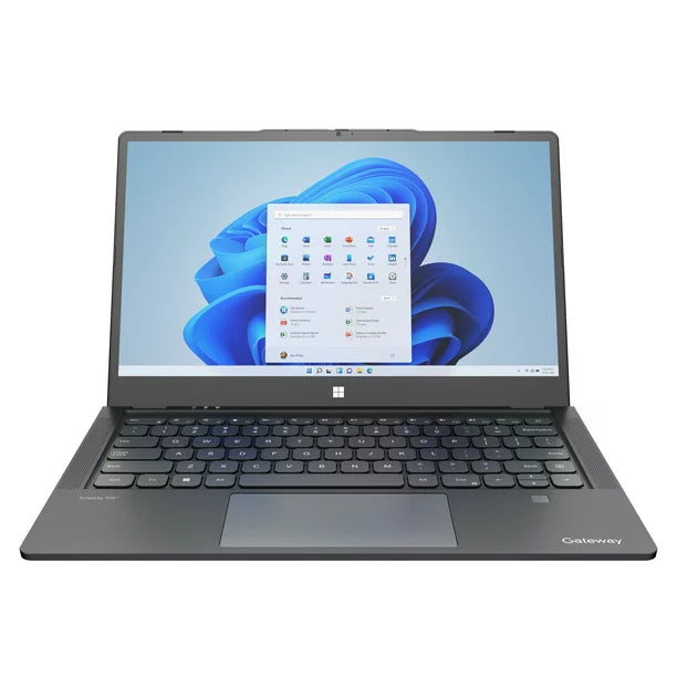Gateway 14.1" Ultra Slim Notebook, FHD Touchscreen, Intel Core i5-1235U, 8GB RAM, 512GB SSD, Fingerprint Scanner, Tuned by THX Audio, 2MP Camera, HDMI, Windows 11, Black