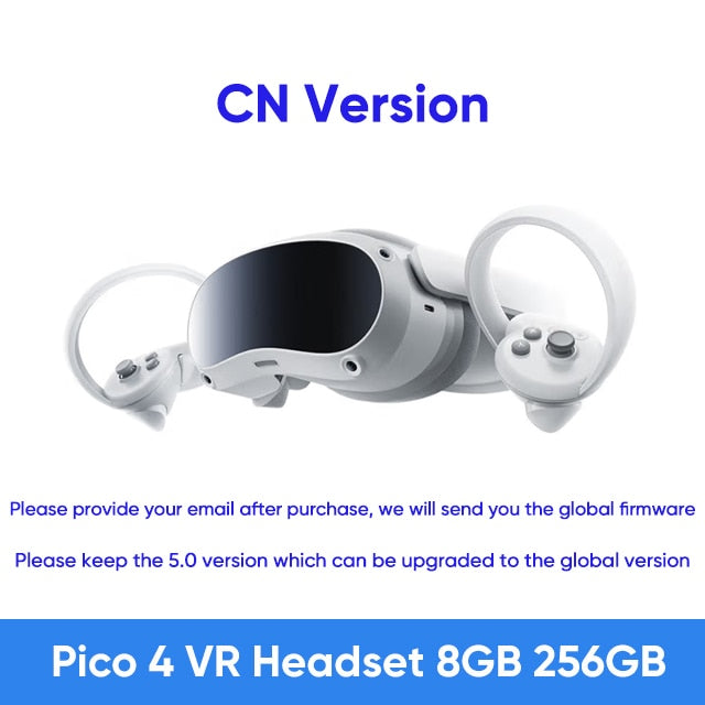 Pico 4 VR Headset All-In-One Virtual Reality Headset 3D VR Glasses 4K+ Display For Metaverse & Stream Gaming pico 4 vr
