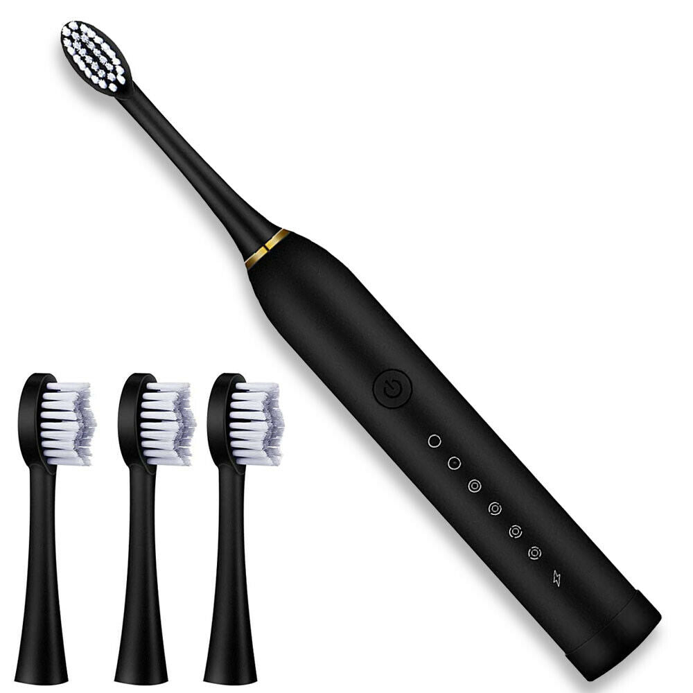 Rechargeable Sonic Electric Toothbrush Brush Heads Toothbrushes for Adults Kids