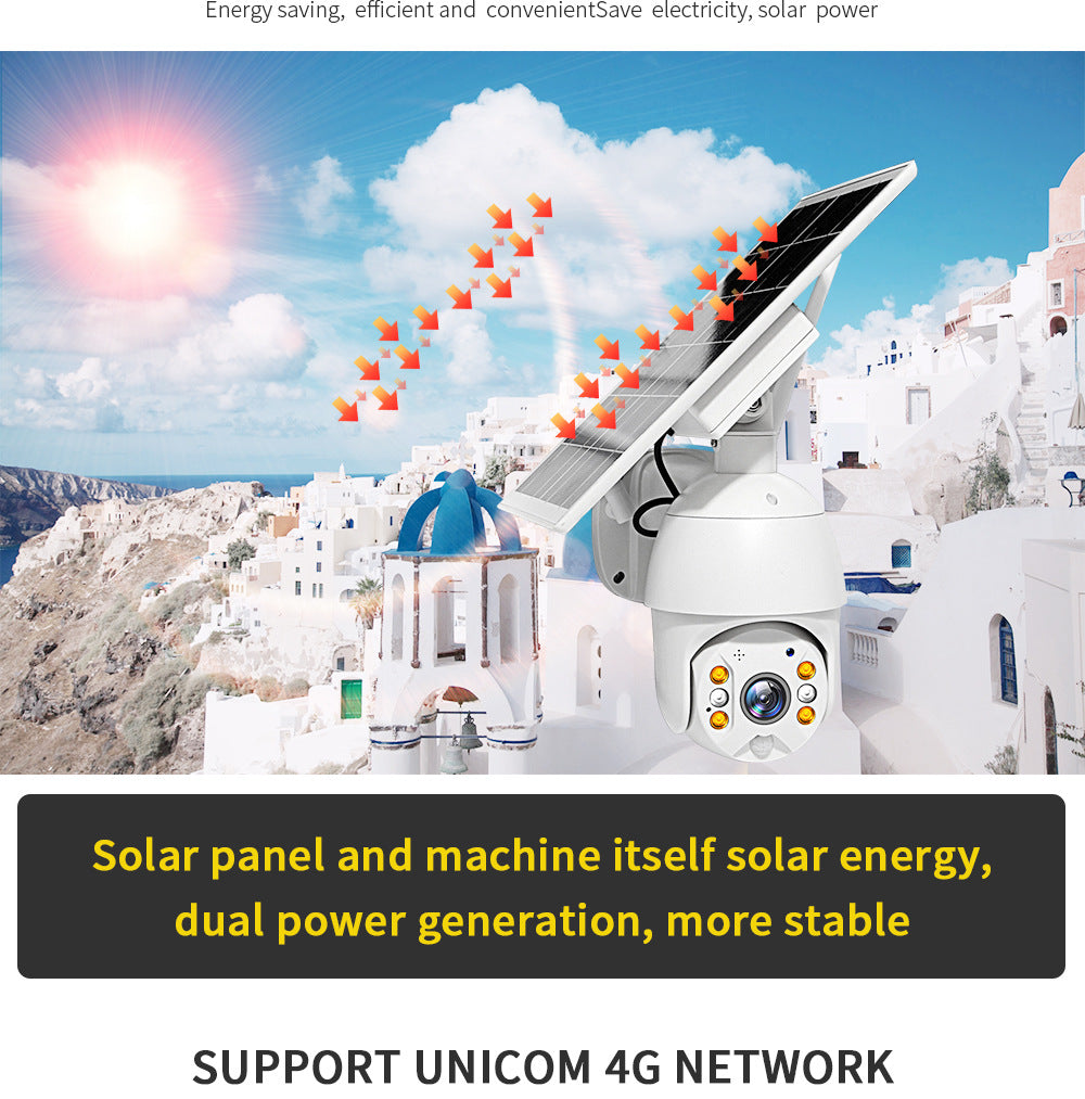 4G solar surveillance camera