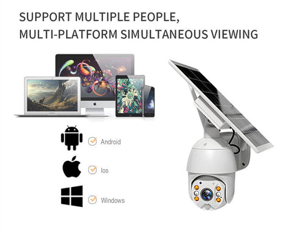 4G solar surveillance camera