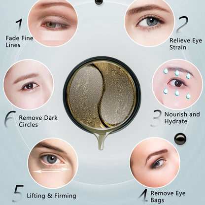 Black Pearl Eye Mask Gel Crystal Moisturizing Collagen