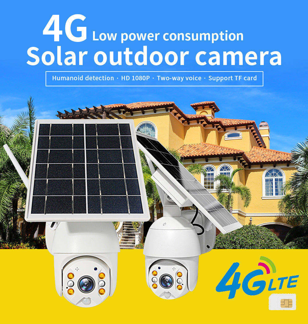 4G solar surveillance camera